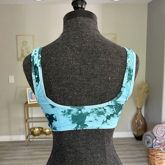 Zaful Sexy Tie Dye Cutout Bikini Top Size 6 - Picture 5 of 5